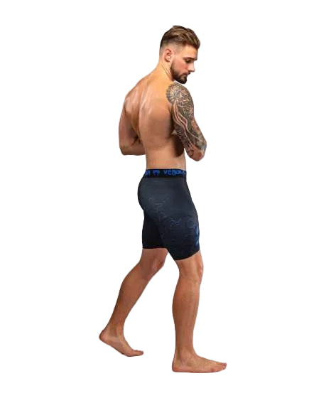 Venum Thunder Dragon Vale Tudo Shorts Black/Royal Blue