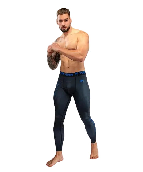 Venum Thunder Dragon Spats Black/Royal Blue