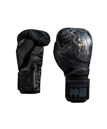 Venum Thunder Dragon Boxing Gloves Black/Grey/Copper
