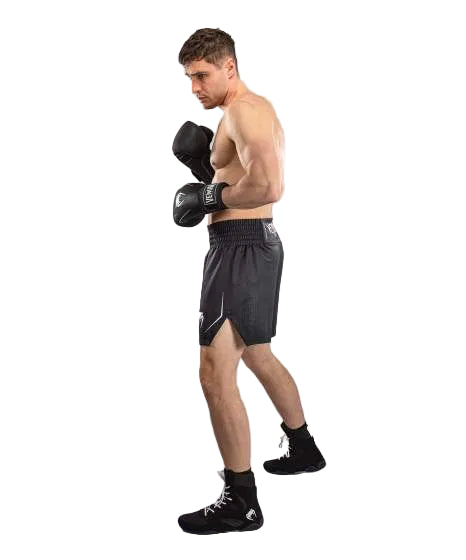 Venum Stealth Boxing shorts Black/White