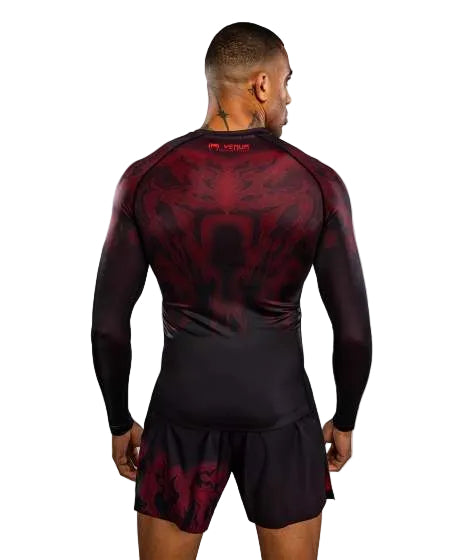 Venum Spectre Long Sleeve Rashguard Black/Red