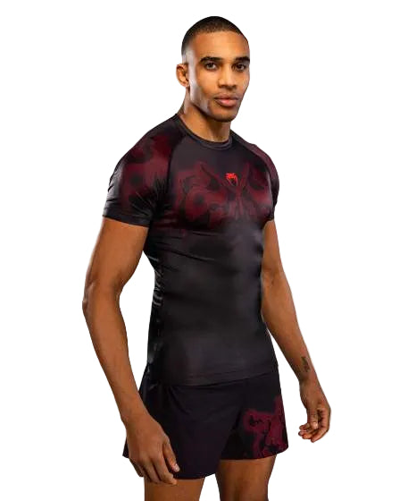 Venum Spectre Short Sleeve Rashguard Black/Red