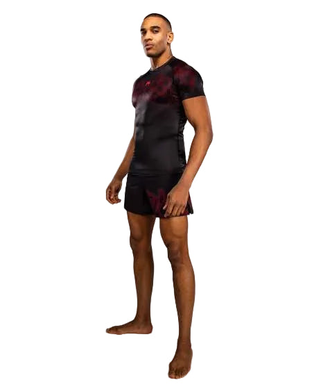 Venum Spectre Short Sleeve Rashguard Black/Red