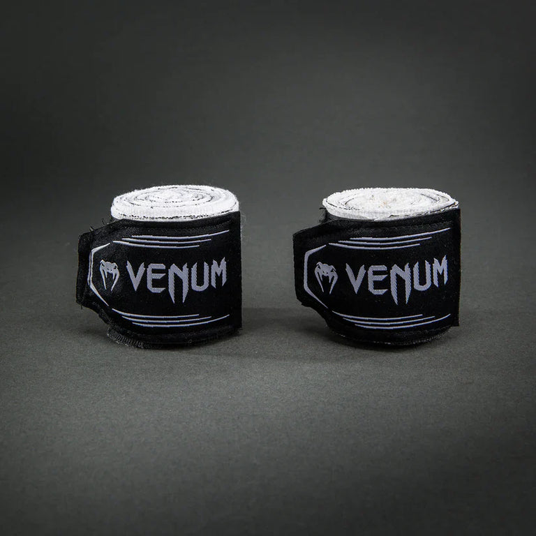 Venum Hand Wraps Bats Night Black/White per pair 4M