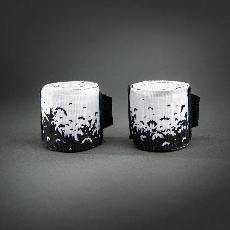 Venum Hand Wraps Bats Night Black/White per pair 4M