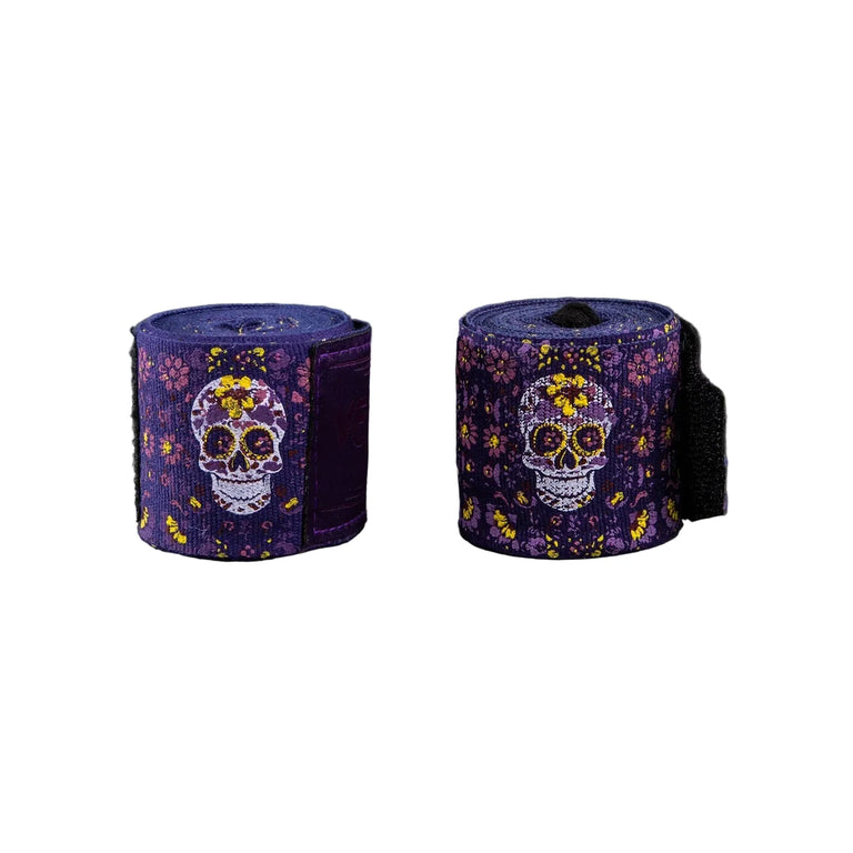 Venum Hand Wrap Santa Muerte Purple Pair 4M