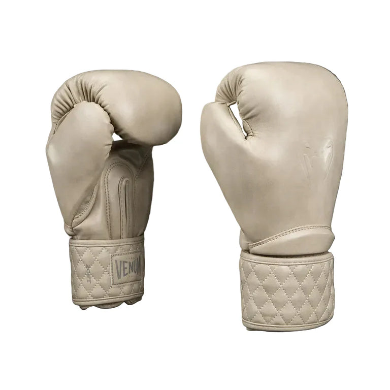 Venum Boxing Gloves Impact Classic Shiny Ivory