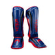 Venum Shin Guards Elite Dark Blue/Red