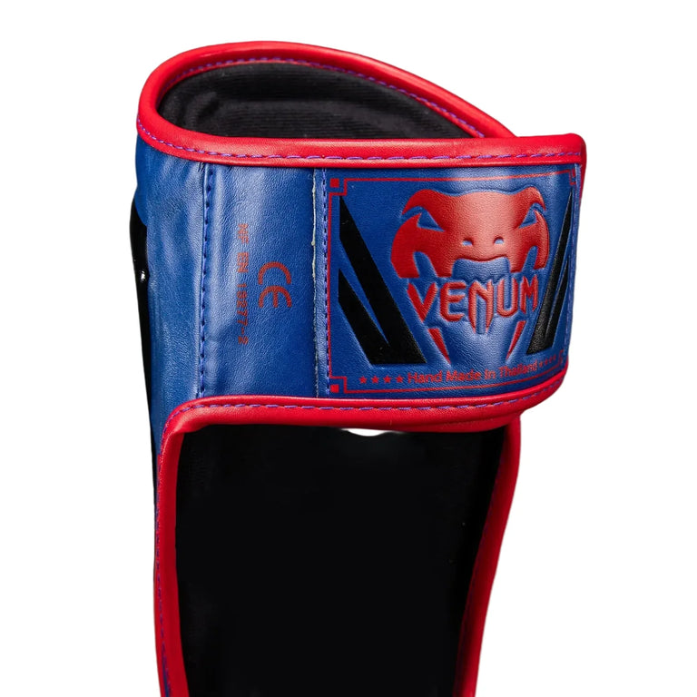Venum Shin Guards Elite Dark Blue/Red