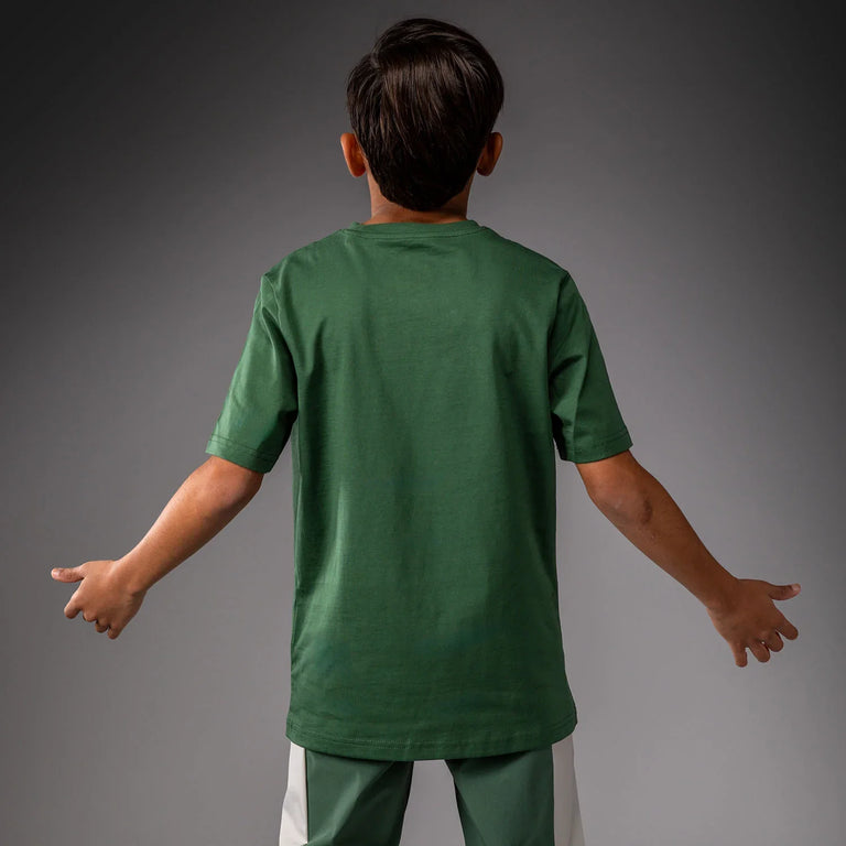 Venum T-Shirt Contender Kids Green/White