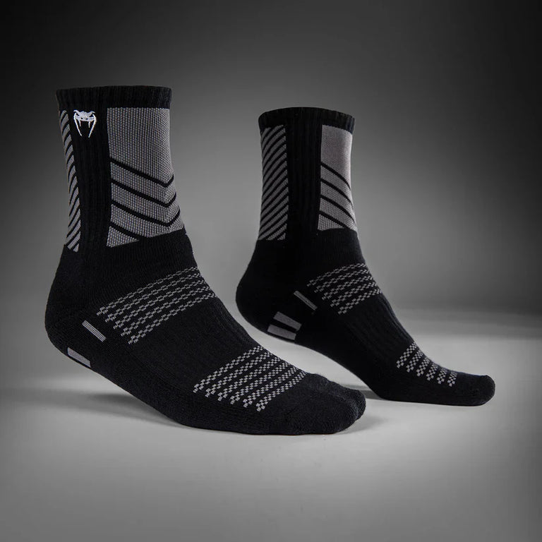 Venum Socks Vector Crew Black/Grey 3 Pairs