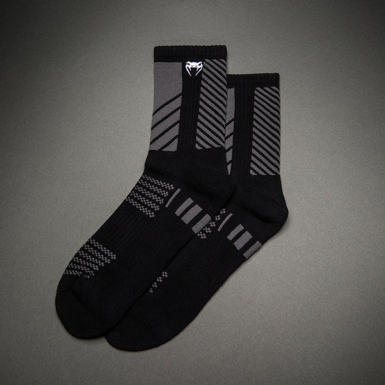 Venum Socks Vector Crew Black/Grey 3 Pairs