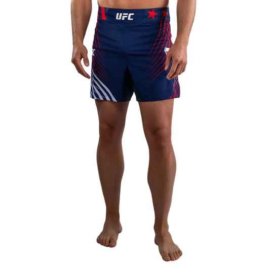 Venum X UFC Official Freedom 250 Venum Authentic Fight Night Fight Short Blue