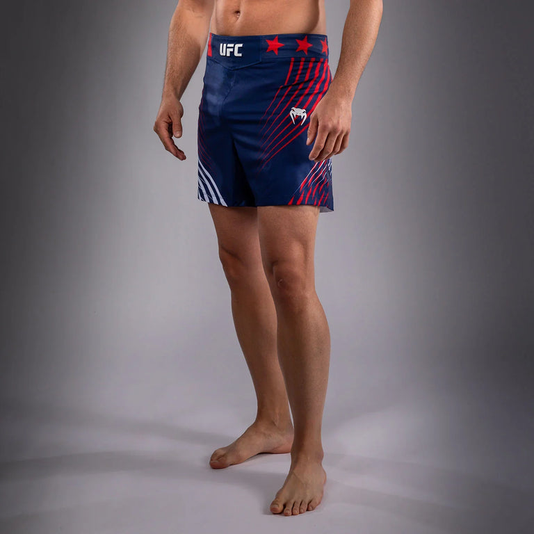 Venum X UFC Official Freedom 250 Venum Authentic Fight Night Fight Short Blue