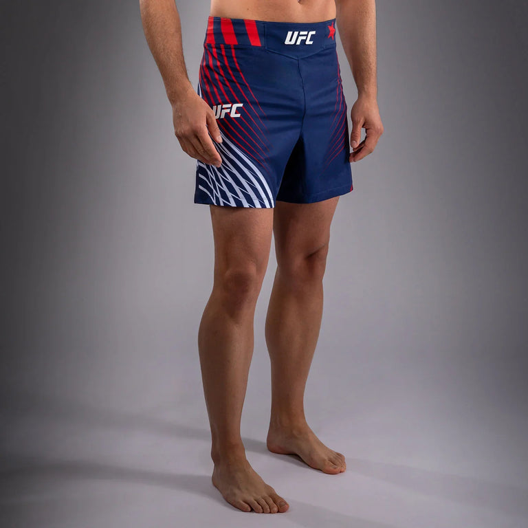 Venum X UFC Official Freedom 250 Venum Authentic Fight Night Fight Short Blue