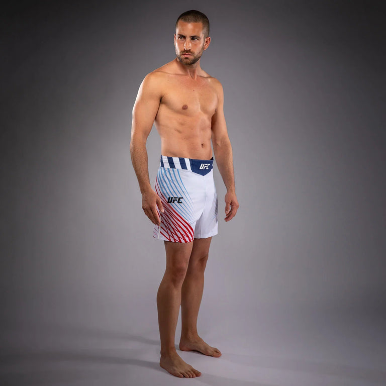 Venum X UFC Official Freedom 250 Venum Authentic Fight Night Fight Short White