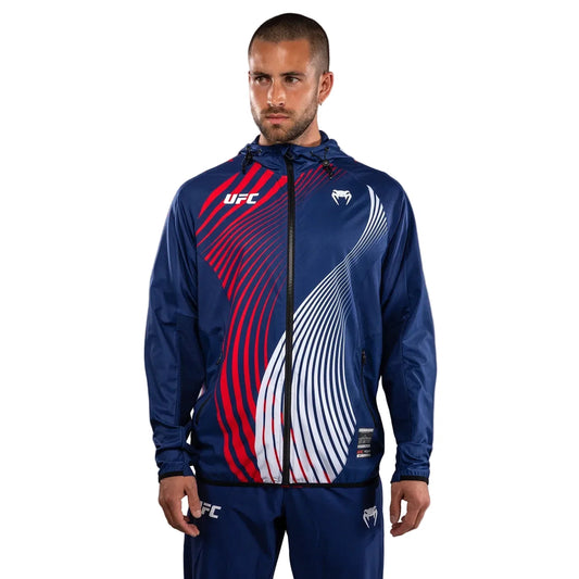 Venum X UFC Official Freedom 250 Venum Authentic Fight Night Jacket Blue