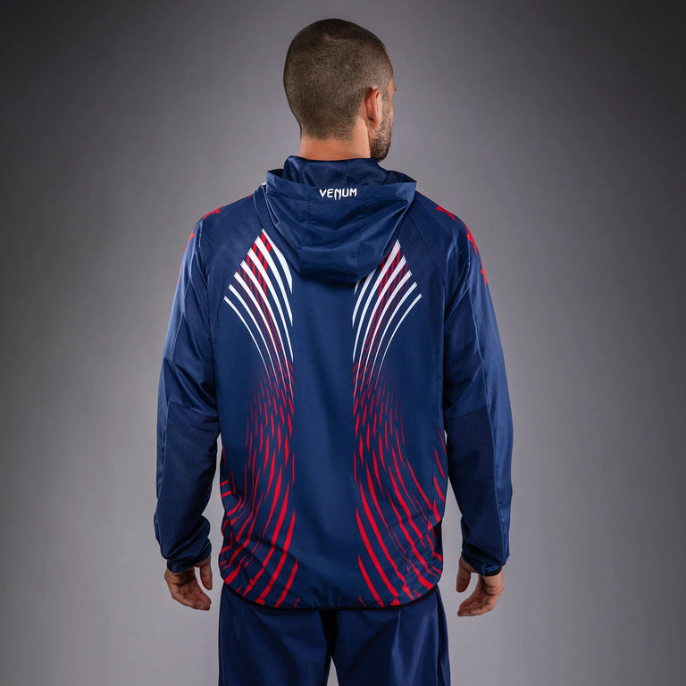 Venum X UFC Official Freedom 250 Venum Authentic Fight Night Jacket Blue