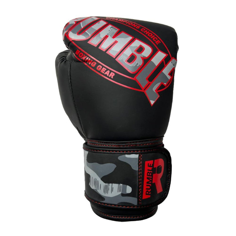 Rumble Boxing gloves Kids Camo Black/Red