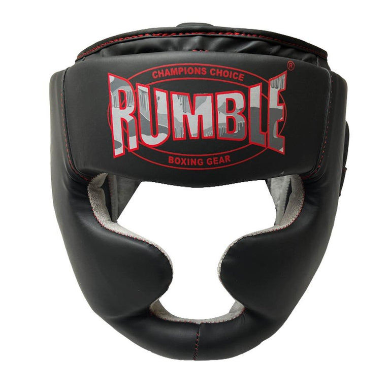 Rumble Head guard Junior Black/Red