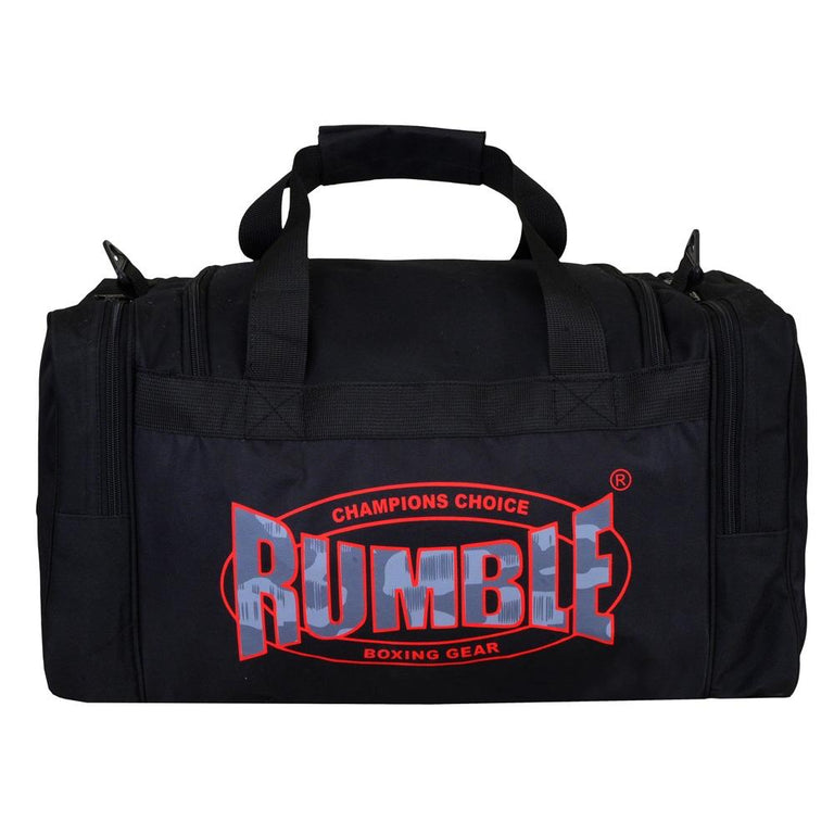 Rumble Sports bag Camo Black/Red