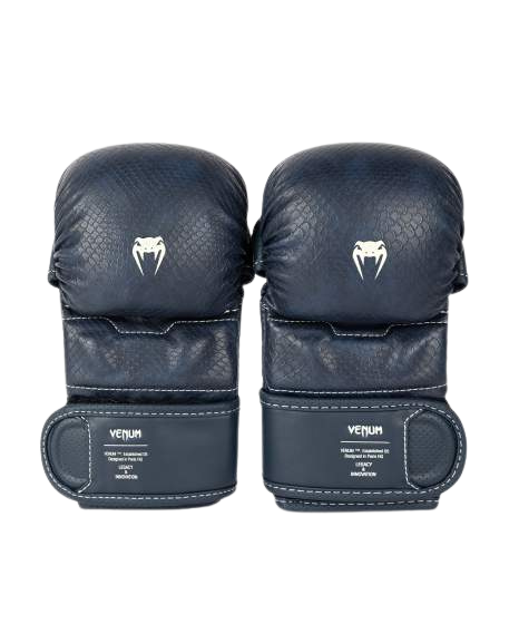 Venum MMA Gloves Sparring Impact Evo Scales Midnight Blue