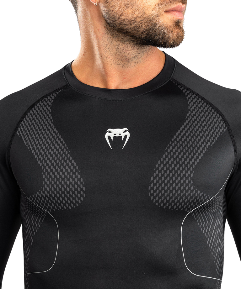Venum Rashguard Nexus Long Sleeve Black/Silver