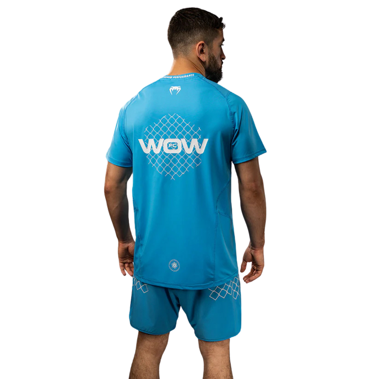 Venum X WOW FC Dry-Tech T-shirt Ocean Blue