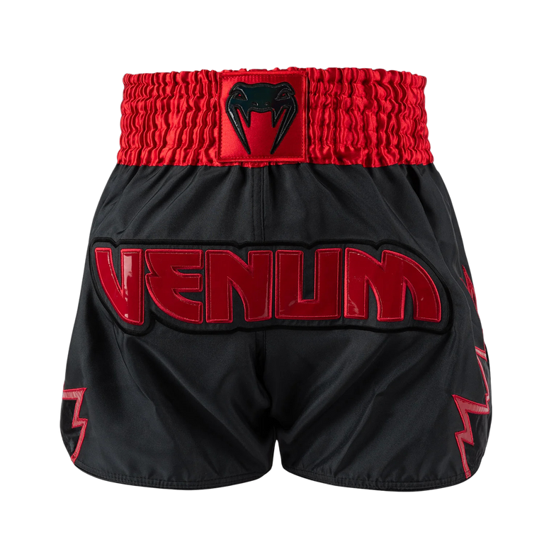 Venum kickboxing shorts Inferno Charcoal Grey/Red