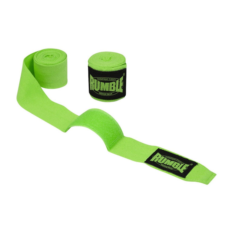 Rumble Hand Wrap Elastic Junior Neon Green