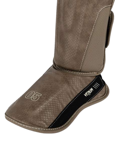 Venum Shin Guards Impact Evo Scales Brown
