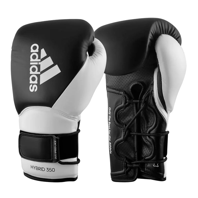 Adidas Boxing Gloves Hybrid 350 Duo Lace Black/White