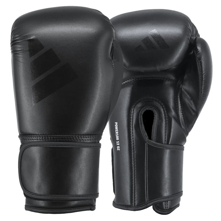 Adidas Boxing Gloves Power 100 Black/Black