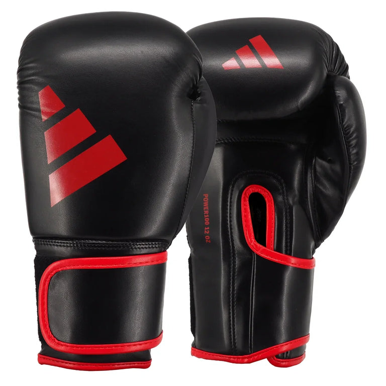 Adidas Boxing Gloves Power 100 Black/Red