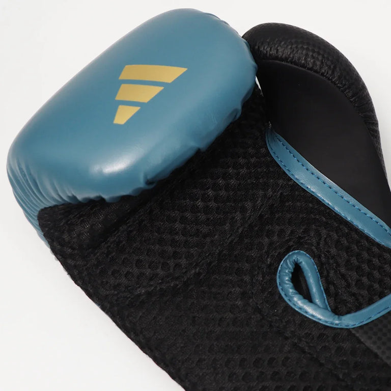 Adidas Boxing Gloves Power 50 Dusty Petrol/Gold