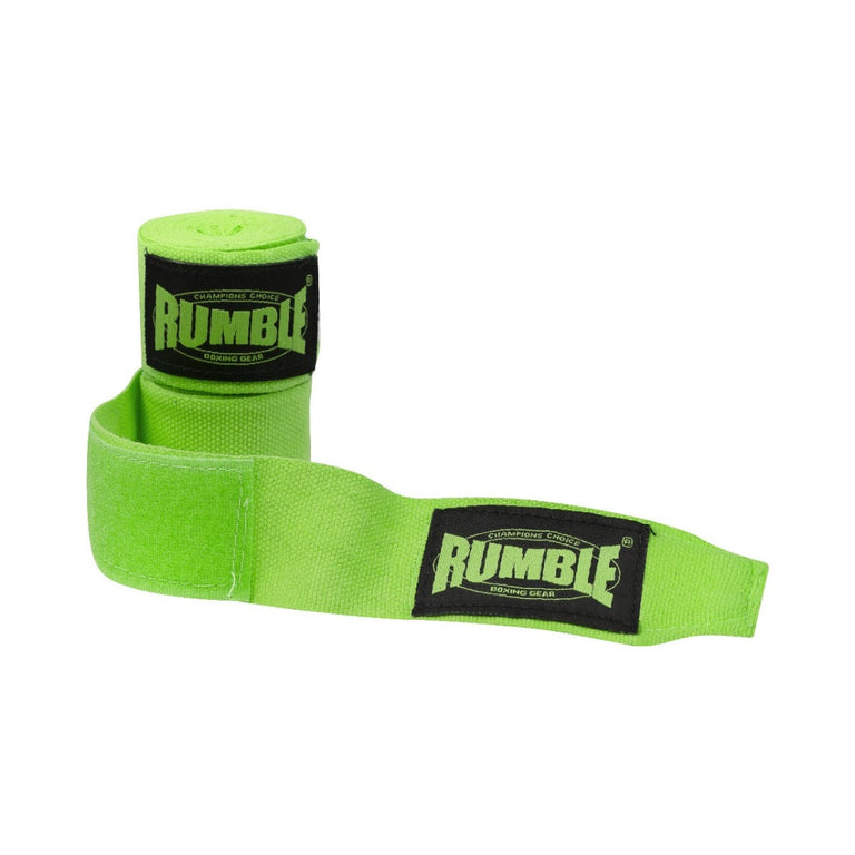 Rumble Hand Wrap Elastic Junior Neon Green