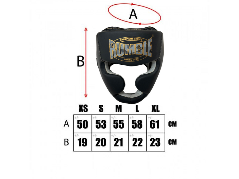 Rumble Head Guard Junior Camo Black/Gold