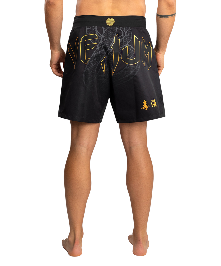 Venum Fightshort Serpenti Black/Silver/Gold