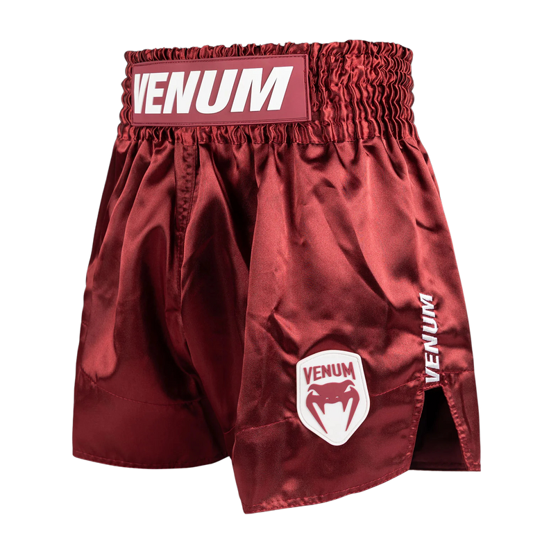 Venum Kickboxing Shorts Classic Evo Muay Thai Burgundy