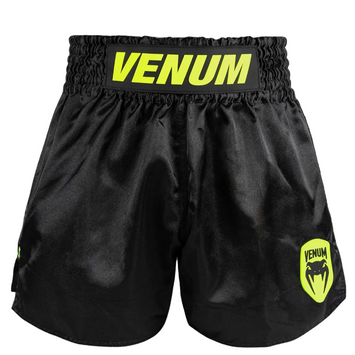 Venum Kickboxing Shorts Classic Evo Muay Thai Black/Neon Yellow