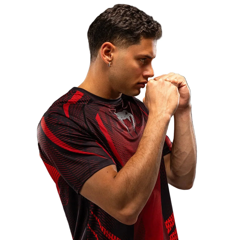Venum Galactic 3.0 Dry Tech T-Shirt Red/Silver