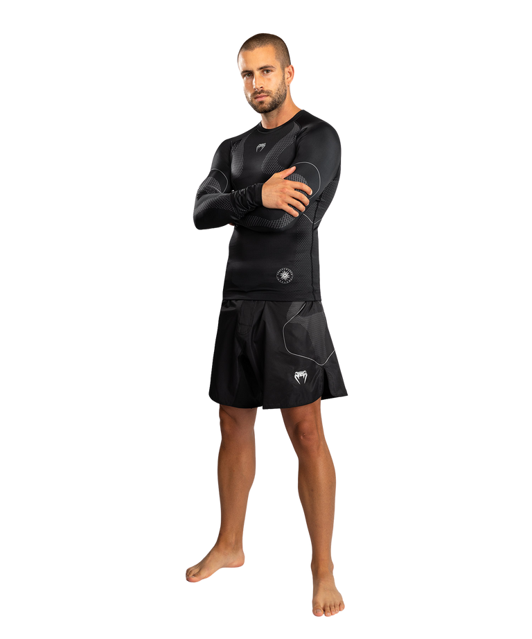 Venum Rashguard Nexus Long Sleeve Black/Silver