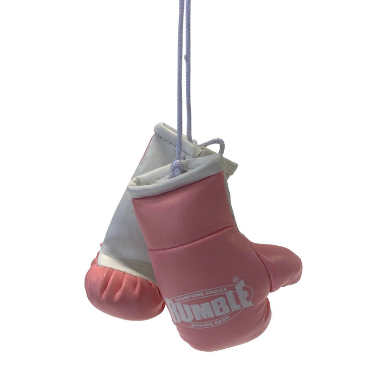 Rumble Mini Boxing Gloves Pink/White