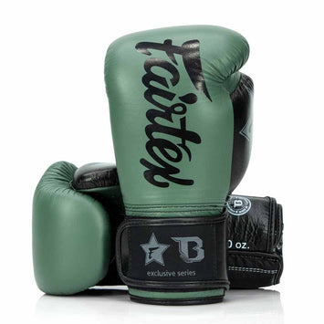 Fairtex Booster Boxing Gloves BG V2 GR-BK-BK