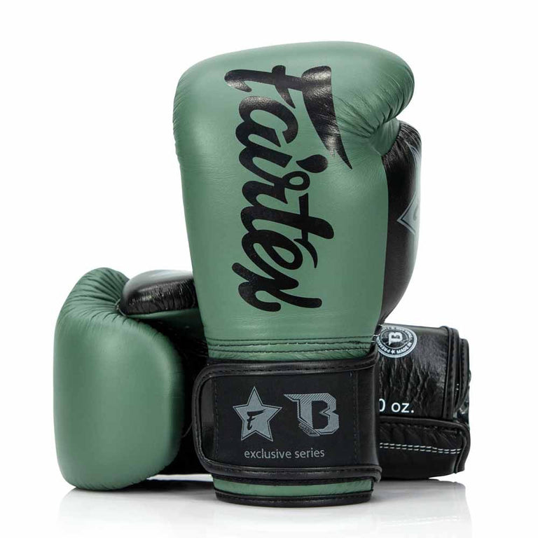 Fairtex Booster Boxing Gloves BG V2 GR-BK-BK
