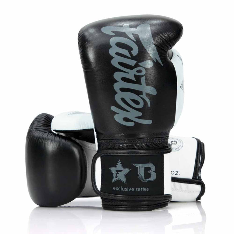 Fairtex Booster Boxing Gloves BG V2 Black/White