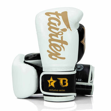 Fairtex Booster Boxing Gloves BG V2 White/Black/Gold