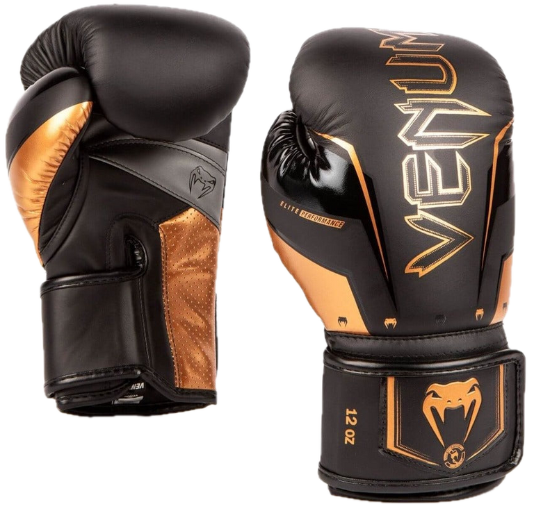 Venum Boxing Gloves Elite Evo Black/Bronze