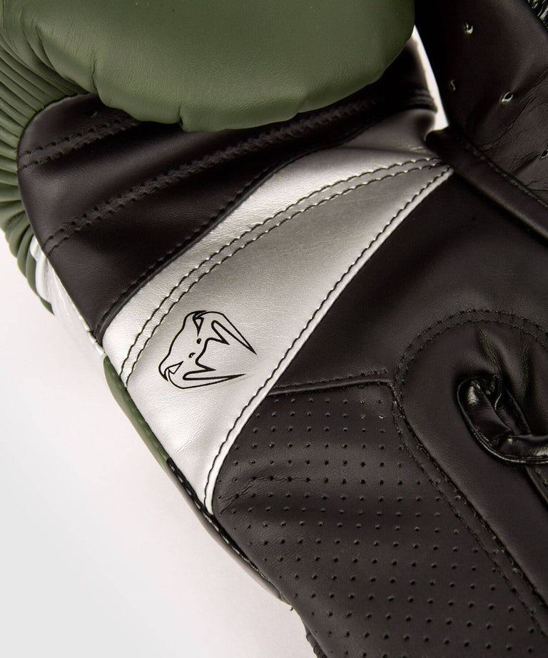 Venum Boxing gloves Elite Evo Khaki/Silver