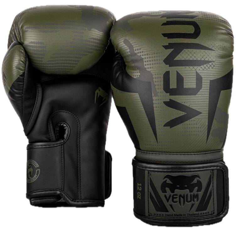 Venum Boxing gloves Elite Khaki/Camo